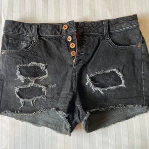 Arizona High Waist Denim Shorts